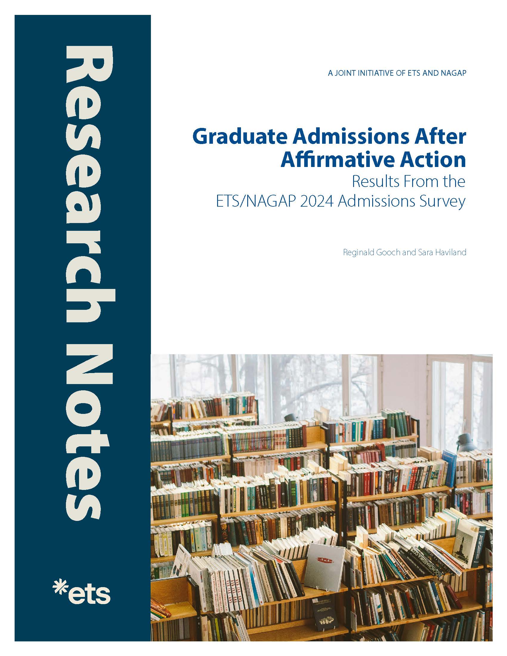 Cover for ETS Research Notes Gooch and Haviland December 2025