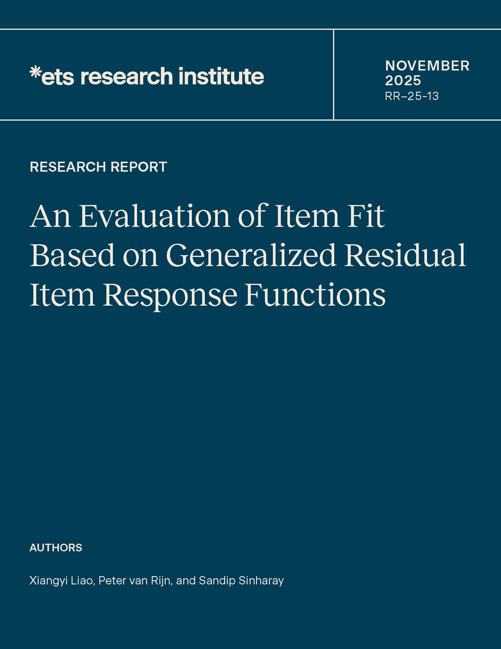 ETS Research Report Series No. RR-25-13